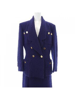 Chanel Vintage Suit Blue